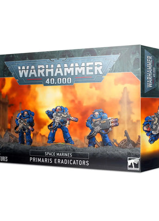 Dit is een afbeelding van het miniatuur Primaris Eradicators - Space Marines voor het spel Warhammer, te koop bij Tabletop Miniature Wargames spellenwinkel Speldorado in delft