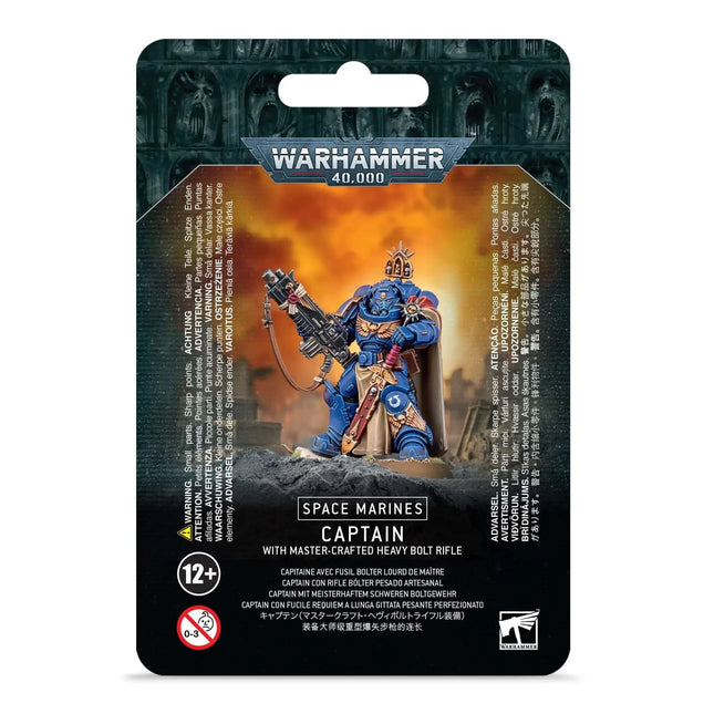 Captain W/ Master-Crafted Bolt Rifle - Space Marines