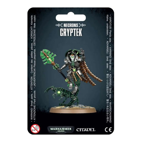 Dit is een afbeelding van het miniatuur Cryptek - Necrons voor het spel Warhammer, te koop bij Tabletop Miniature Wargames spellenwinkel Speldorado in delft
