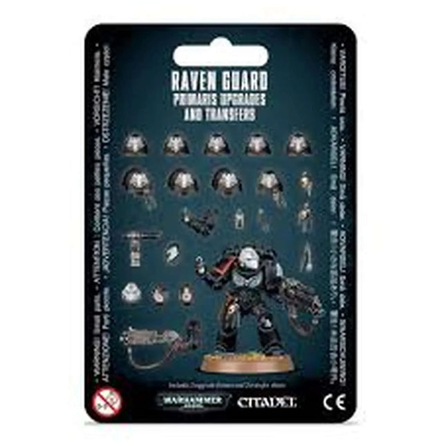 Dit is een foto van het spel Primaris Upgrades & Transfrs - Raven Guard te koop bij Speldorado Spellenwinkel Delft