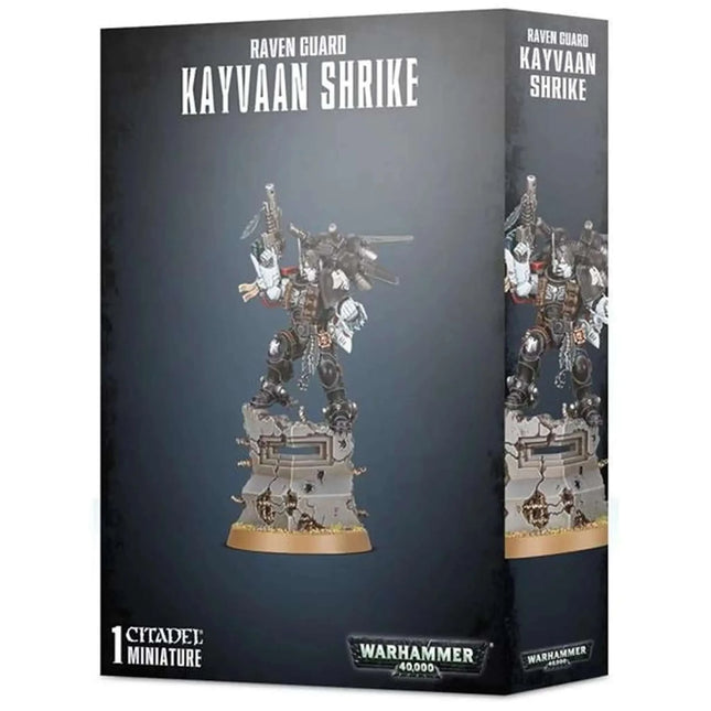 Dit is een foto van het spel Kayvaan Shrike - Raven Guard te koop bij Speldorado Spellenwinkel Delft