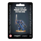 Dit is een foto van het spel Primaris Lieutenant With Power Sword - Space Marines te koop bij Speldorado Spellenwinkel Delft