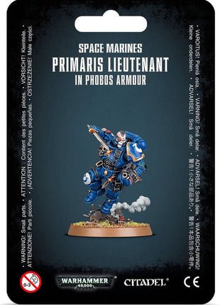 Dit is een afbeelding van het miniatuur Primaris Lieutenant In Reiver Armour - Space Marines voor het spel Warhammer, te koop bij Tabletop Miniature Wargames spellenwinkel Speldorado in delft