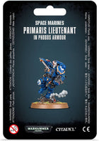 Dit is een afbeelding van het miniatuur Primaris Lieutenant In Reiver Armour - Space Marines voor het spel Warhammer, te koop bij Tabletop Miniature Wargames spellenwinkel Speldorado in delft