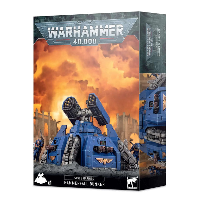 Dit is een foto van het spel Hammerfall Bunker - Space Marines te koop bij Speldorado Spellenwinkel Delft