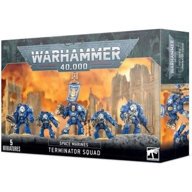Dit is een foto van het spel Terminator Assault Squad - Space Marines te koop bij Speldorado Spellenwinkel Delft
