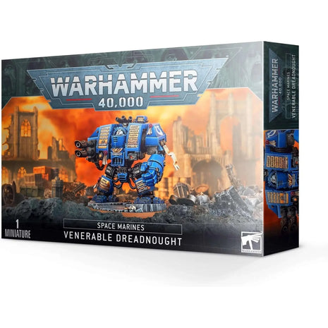 Dit is een afbeelding van het miniatuur Venerable Dreadnought - Space Marines voor het spel Warhammer, te koop bij Tabletop Miniature Wargames spellenwinkel Speldorado in delft