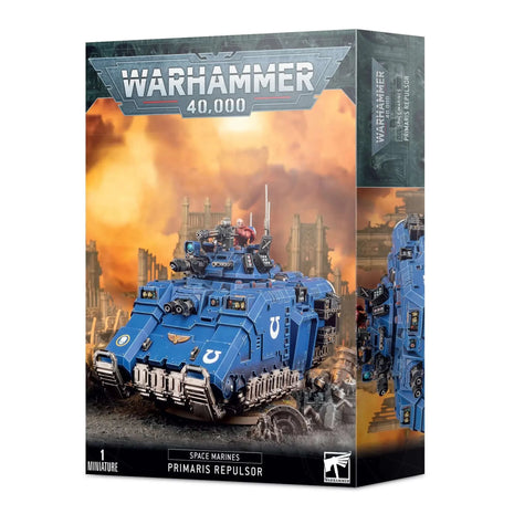 Dit is een afbeelding van het miniatuur Primaris Repulsor - Space Marines voor het spel Warhammer, te koop bij Tabletop Miniature Wargames spellenwinkel Speldorado in delft