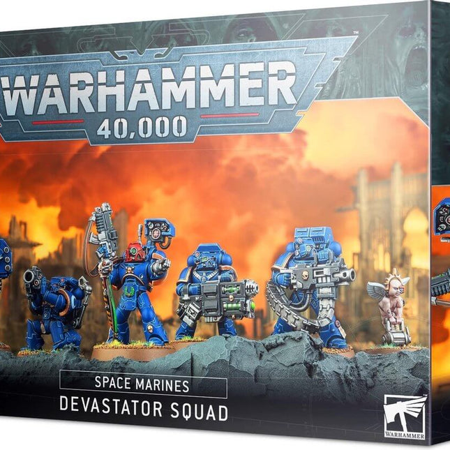Dit is een foto van het spel Devastator Squad - Space Marines te koop bij Speldorado Spellenwinkel Delft