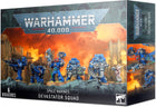 Dit is een afbeelding van het miniatuur Devastator Squad - Space Marines voor het spel Warhammer, te koop bij Tabletop Miniature Wargames spellenwinkel Speldorado in delft