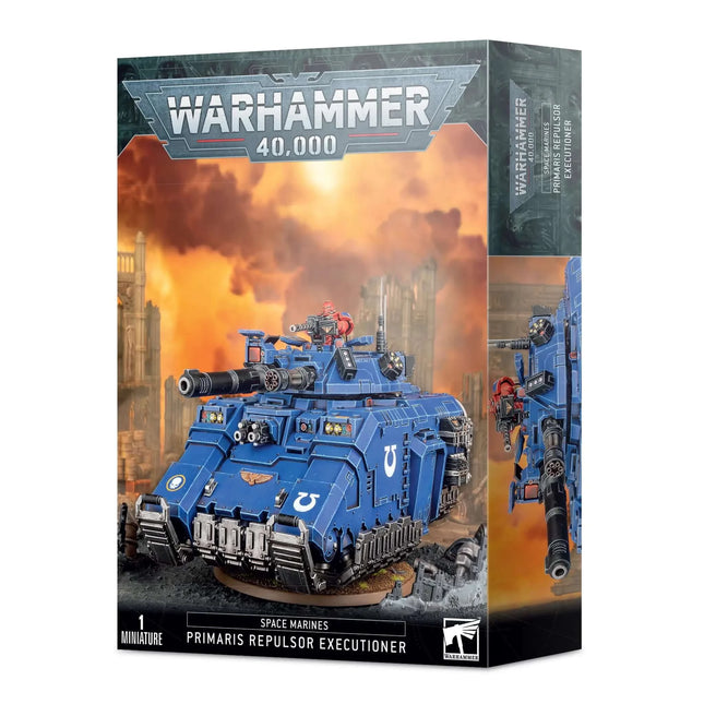 Dit is een foto van het spel Primaris Repulsor Executioner - Space Marines te koop bij Speldorado Spellenwinkel Delft