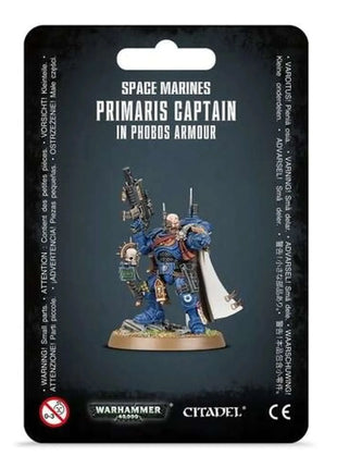 Dit is een afbeelding van het miniatuur Primaris Captain - Space Marines voor het spel Warhammer, te koop bij Tabletop Miniature Wargames spellenwinkel Speldorado in delft