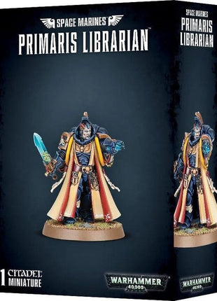 Dit is een afbeelding van het miniatuur Primaris Librarian - Space Marines voor het spel Warhammer, te koop bij Tabletop Miniature Wargames spellenwinkel Speldorado in delft