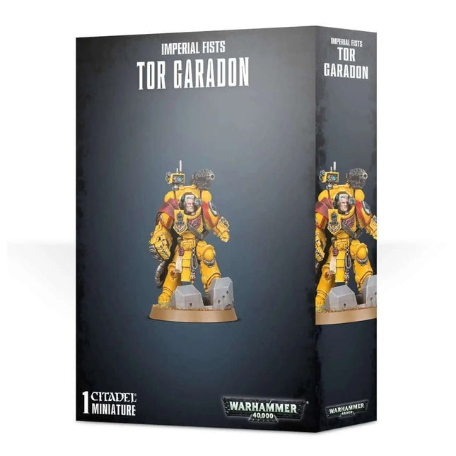Dit is een foto van het spel Imperial Fists Tor Garadon - Space Marines te koop bij Speldorado Spellenwinkel Delft