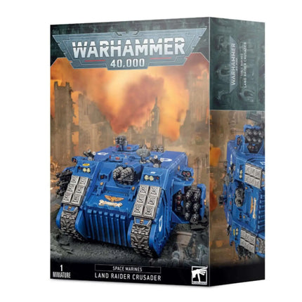 Dit is een foto van het spel Land Raider Crusader/Redeemer - Space Marines te koop bij Speldorado Spellenwinkel Delft