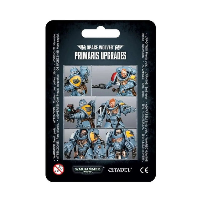 Dit is een foto van het spel Primaris Upgrades - Space Wolves te koop bij Speldorado Spellenwinkel Delft