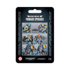 Dit is een afbeelding van het miniatuur Primaris Upgrades - Space Wolves voor het spel Warhammer, te koop bij Tabletop Miniature Wargames spellenwinkel Speldorado in delft