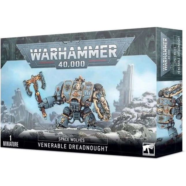 Dit is een foto van het spel Venerable Dreadnought - Space Wolves te koop bij Speldorado Spellenwinkel Delft
