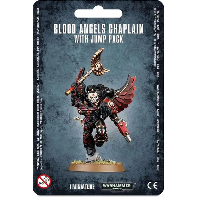 Dit is een foto van het spel Chaplain With Jump Pack - Blood Angels te koop bij Speldorado Spellenwinkel Delft