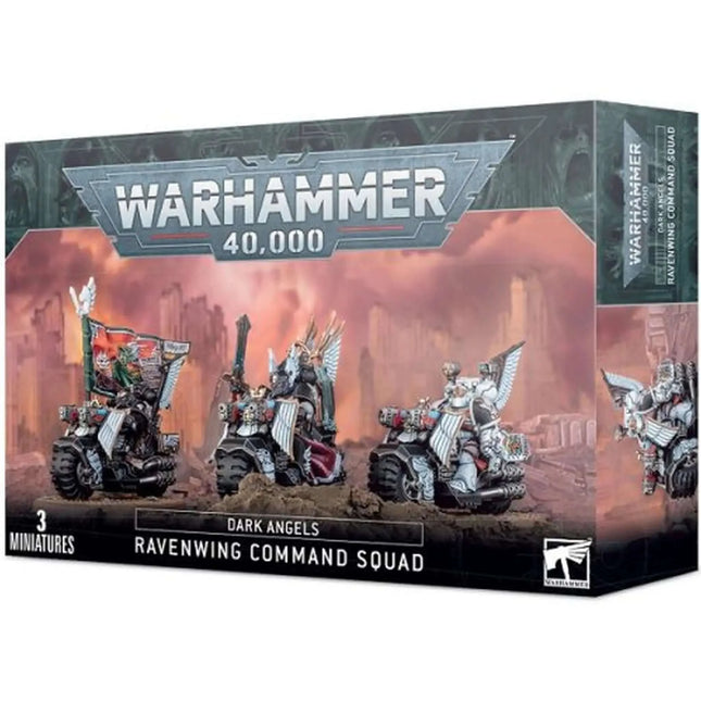 Dit is een foto van het spel Ravenwing Command Squad - Dark Angels te koop bij Speldorado Spellenwinkel Delft