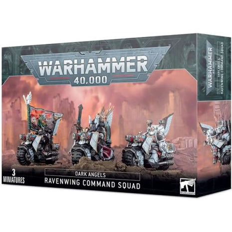 Warhammer 40.000 Ravenwing Command Squad - Dark Angels – 40K miniaturen set 