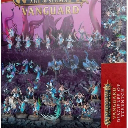 Dit is een foto van het spel Vanguard Disciples Of Tzeentch te koop bij Speldorado Spellenwinkel Delft