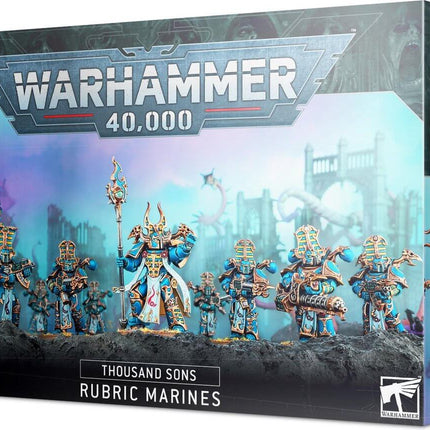 Dit is een foto van het spel Rubric Marines - Thousand Sons te koop bij Speldorado Spellenwinkel Delft