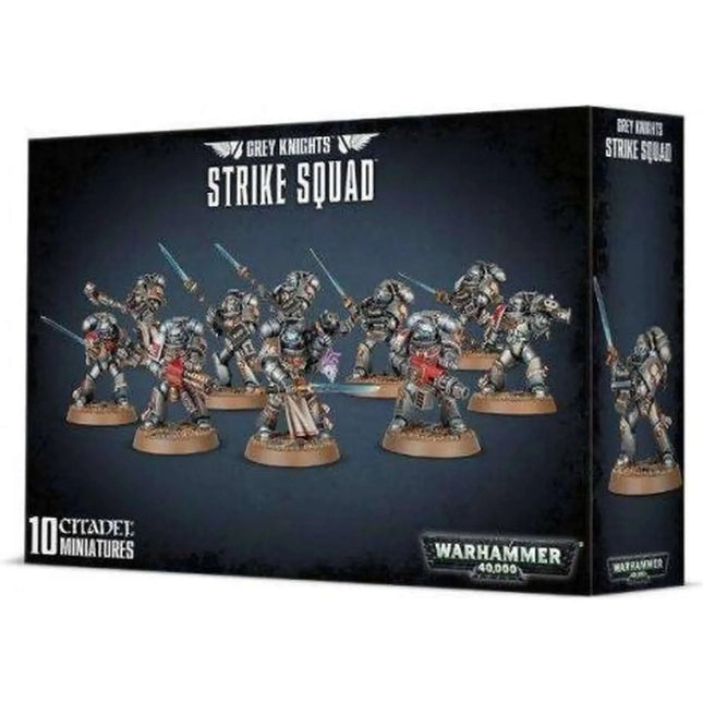 Dit is een foto van het spel Grey Knightsstrike Squad - Grey Knights te koop bij Speldorado Spellenwinkel Delft