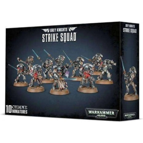 Dit is een afbeelding van het miniatuur Strike Squad - Grey Knights voor het spel Warhammer, te koop bij Tabletop Miniature Wargames spellenwinkel Speldorado in delft
