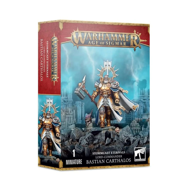 Dit is een foto van het spel Lord-Commander Bastian Carthalos - Stormcast Eternals te koop bij Speldorado Spellenwinkel Delft