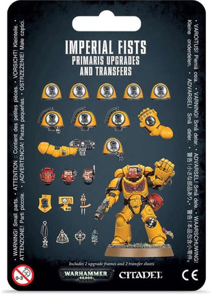 Dit is een afbeelding van het miniatuur Primaris Upgrades & Transfers - Imperial Fists voor het spel Warhammer, te koop bij Tabletop Miniature Wargames spellenwinkel Speldorado in delft