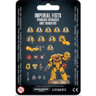 Dit is een afbeelding van het miniatuur Primaris Upgrades & Transfers - Imperial Fists voor het spel Warhammer, te koop bij Tabletop Miniature Wargames spellenwinkel Speldorado in delft