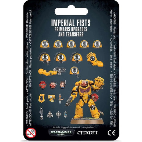 Dit is een afbeelding van het miniatuur Primaris Upgrades & Transfers - Imperial Fists voor het spel Warhammer, te koop bij Tabletop Miniature Wargames spellenwinkel Speldorado in delft