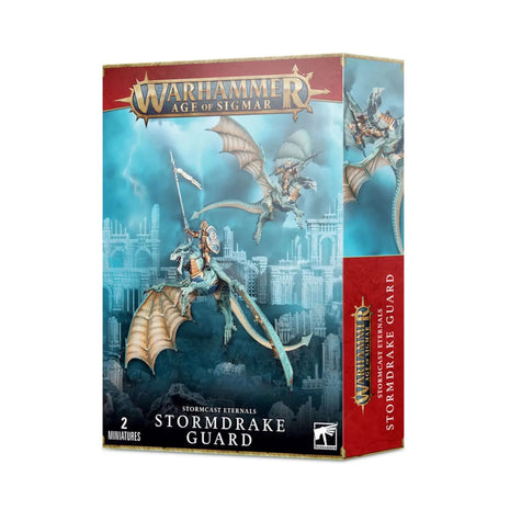 Dit is een afbeelding van het miniatuur Stormdrake Guard - Stormcast Eternals voor het spel Warhammer, te koop bij Tabletop Miniature Wargames spellenwinkel Speldorado in delft