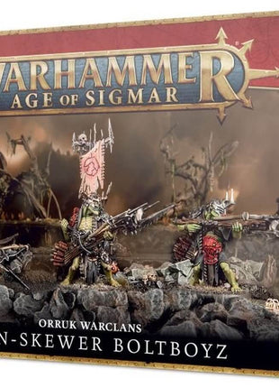 Warhammer Age of Sigmar ManSkewer Boltboyz  - Orruk Warclans– AoS miniaturen set