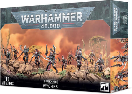 Dit is een afbeelding van het miniatuur Wyches - Drukhari voor het spel Warhammer, te koop bij Tabletop Miniature Wargames spellenwinkel Speldorado in delft