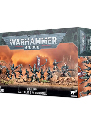 Dit is een afbeelding van het miniatuur Kabalite Warriors - Drukhari voor het spel Warhammer, te koop bij Tabletop Miniature Wargames spellenwinkel Speldorado in delft