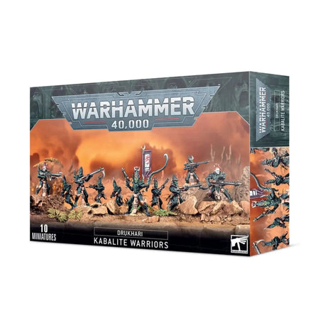 Dit is een afbeelding van het miniatuur Kabalite Warriors - Drukhari voor het spel Warhammer, te koop bij Tabletop Miniature Wargames spellenwinkel Speldorado in delft