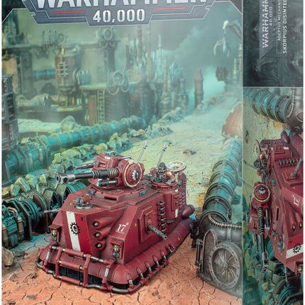 Dit is een foto van het spel Korpius Disintegrator - Adeptus Mechanicus te koop bij Speldorado Spellenwinkel Delft