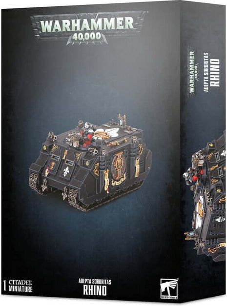 Dit is een afbeelding van het miniatuur Rhino- Adepta Sororitas voor het spel Warhammer, te koop bij Tabletop Miniature Wargames spellenwinkel Speldorado in delft