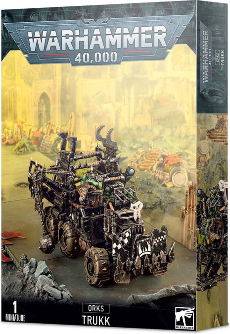 Dit is een afbeelding van het miniatuur Trukk - Orks voor het spel Warhammer, te koop bij Tabletop Miniature Wargames spellenwinkel Speldorado in delft