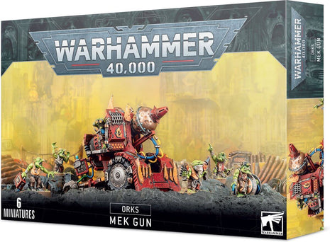 Dit is een afbeelding van het miniatuur Mek Gun - Orks voor het spel Warhammer, te koop bij Tabletop Miniature Wargames spellenwinkel Speldorado in delft