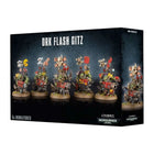 Dit is een afbeelding van het miniatuur Flash Gitz - Orks voor het spel Warhammer, te koop bij Tabletop Miniature Wargames spellenwinkel Speldorado in delft