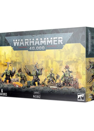 Dit is een afbeelding van het miniatuur Nobz - Orks voor het spel Warhammer, te koop bij Tabletop Miniature Wargames spellenwinkel Speldorado in delft