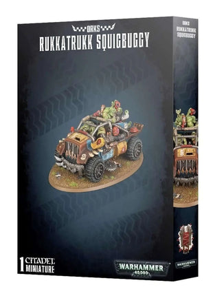 Dit is een afbeelding van het miniatuur Rukkatrukk Squigbuggy - Orks voor het spel Warhammer, te koop bij Tabletop Miniature Wargames spellenwinkel Speldorado in delft