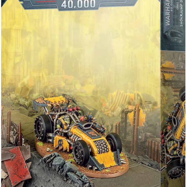 Dit is een foto van het spel Shokkjump Dragsta - Orks te koop bij Speldorado Spellenwinkel Delft