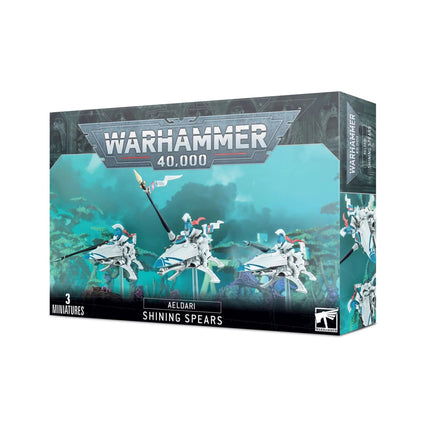 Dit is een foto van het spel Shining Spears - Aeldari te koop bij Speldorado Spellenwinkel Delft