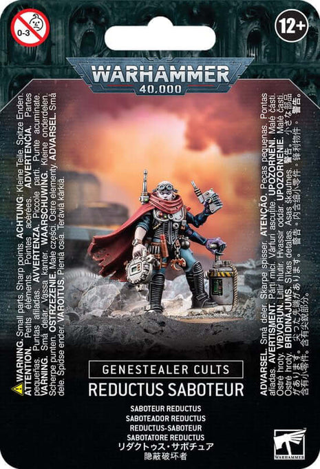 Dit is een afbeelding van het miniatuur Reductus Saboteur - Genestealer Cults voor het spel Warhammer, te koop bij Tabletop Miniature Wargames spellenwinkel Speldorado in delft