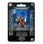 Dit is een afbeelding van het miniatuur Blade Champion - Adeptus Custodes voor het spel Warhammer, te koop bij Tabletop Miniature Wargames spellenwinkel Speldorado in delft