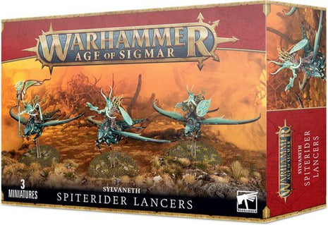 Dit is een afbeelding van het miniatuur Spiterider Lancers - Sylvaneth voor het spel Warhammer, te koop bij Tabletop Miniature Wargames spellenwinkel Speldorado in delft